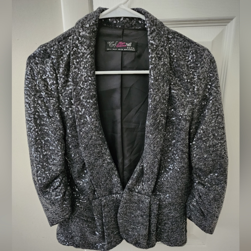 Zara TRF Night Collection Jacket Size M NWOT